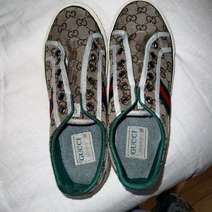 Gucci Tennis 1977 Cloth Trainer Sneakers